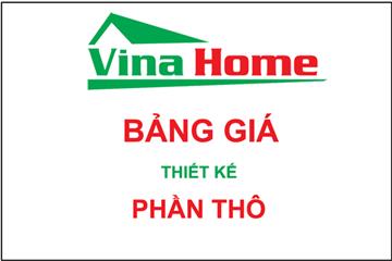 Bảng giá thiết kế phần thô